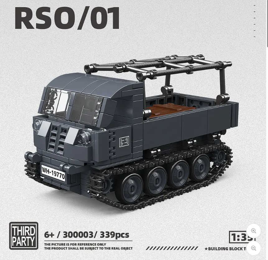 RSO/01 Armored Truck Military Building Block Set - Third Party