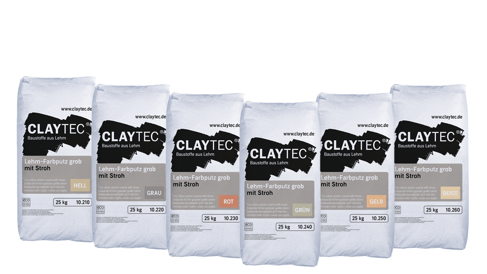 Clay Colour Plaster Coarse With Straw 