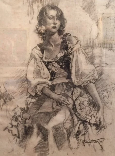  Gypsy Woman, 1929    (Sold) 
Pencil on Paper
23 x 17 inches