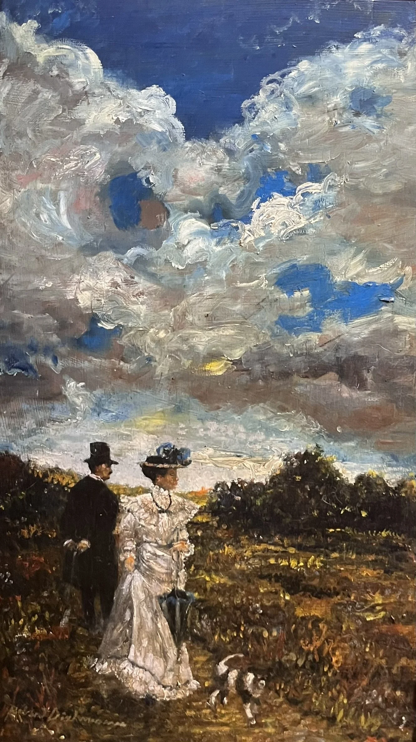  English Countryside 
Oil on panel
20 x 18 inches