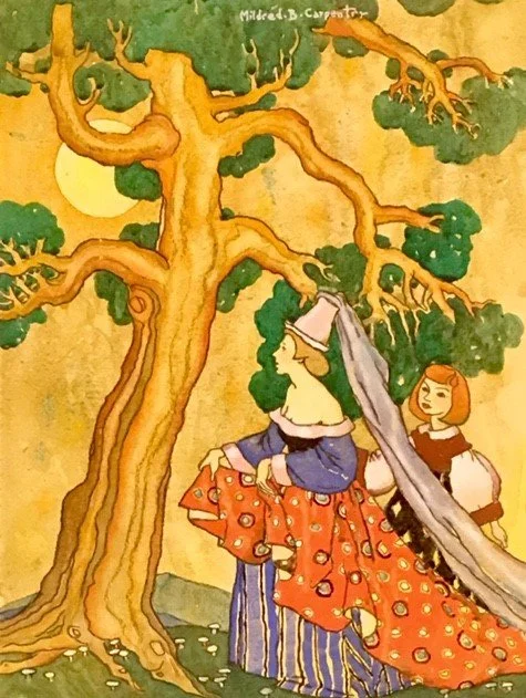  Fairytale Fantasy 
Watercolor on paper
20 x 14 inches