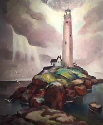  Lands End 
Oil on panel
24 x 20 inches