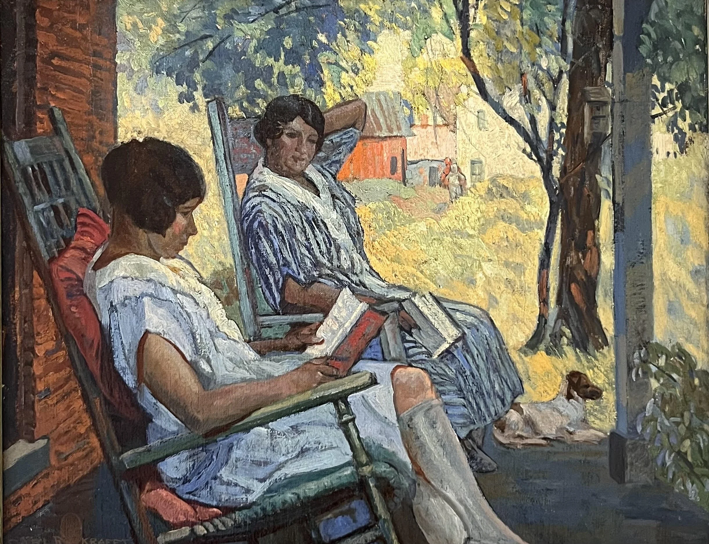  The Porch 
Oil on canvas
16 x 20 inches