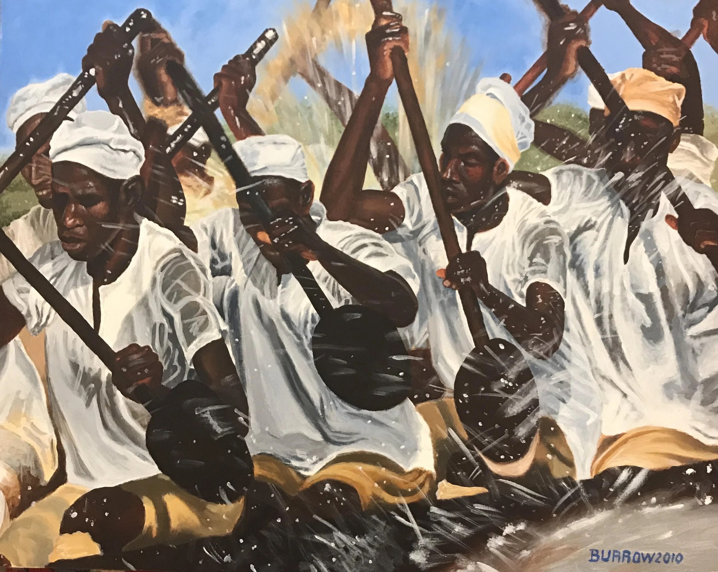  Rowing 
Oil on canvas
24 x 30 inches