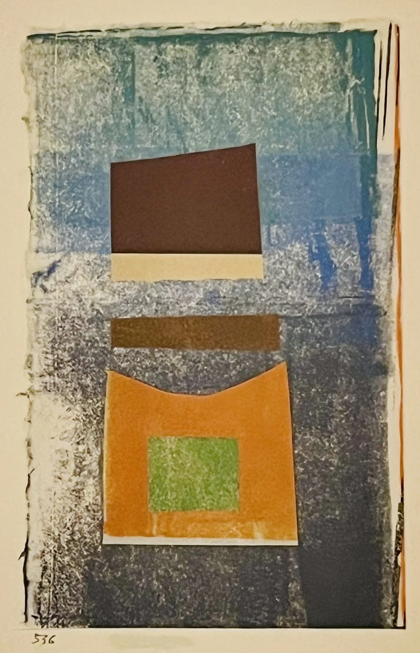  Collage 536, 1981 
Collage
7 ¼ x 4 ½ inches