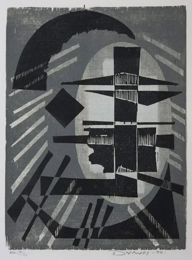  Expanding Force, 1974 
Woodcut
15 x 11  inches