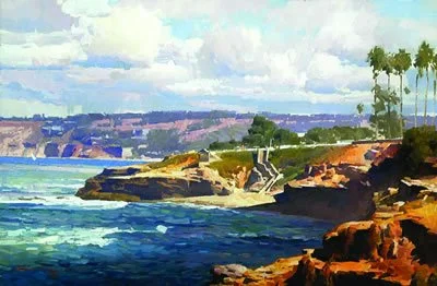  La Jolla Cove 
Oil on canvas
20 x 30 inches