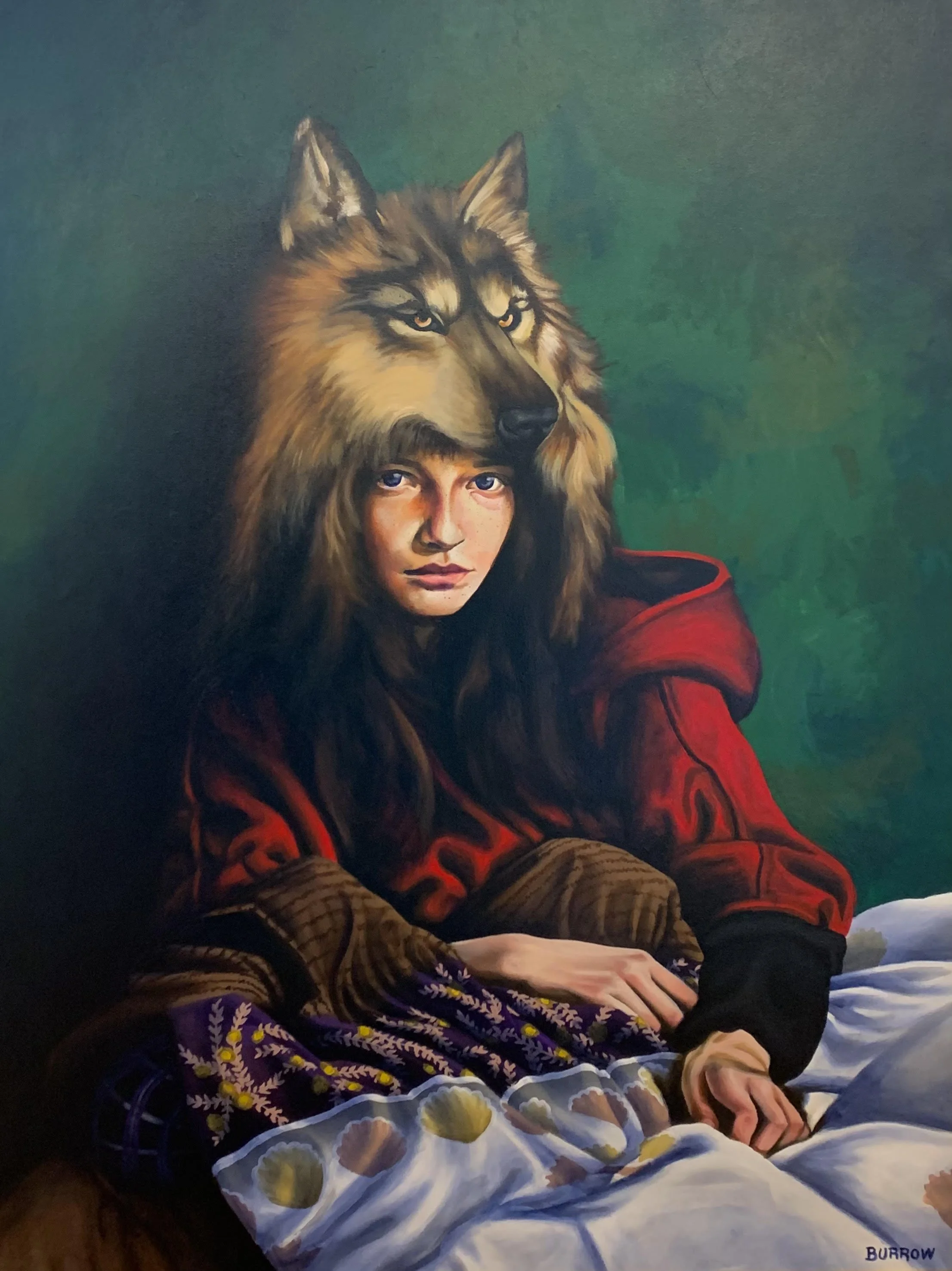  Louvre  (Sold)
Oil on Canvas