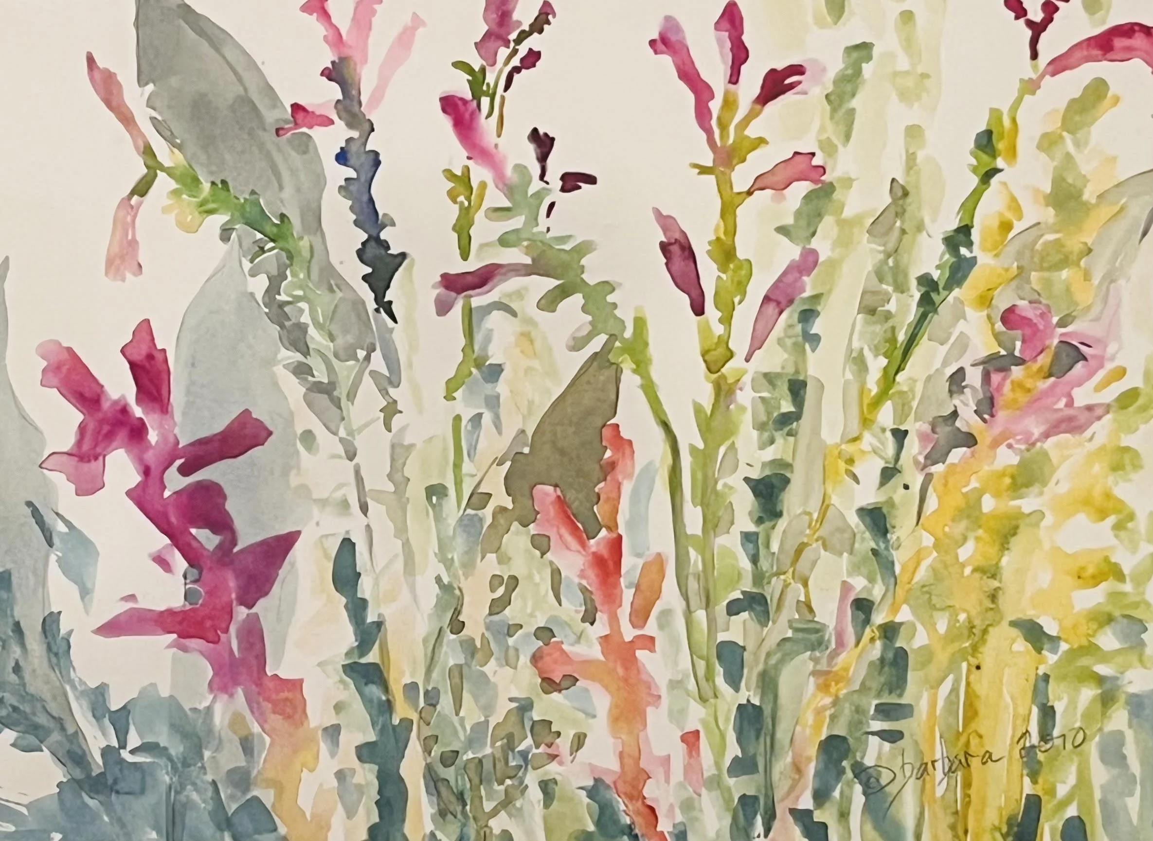  Door County Flowers, 2010 
Watercolor
11 x 15 inches