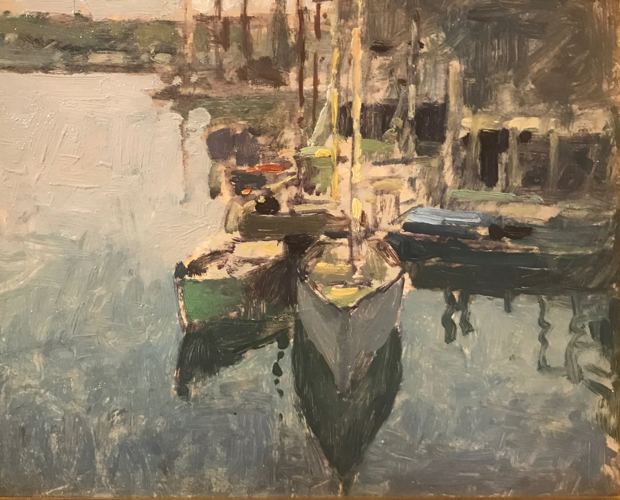  Gloucester 
Oil on board
8 x 10 inches