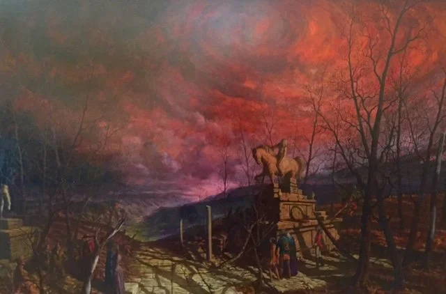  Visions, St. Louis 
Oil on panel
31 x 46 inches