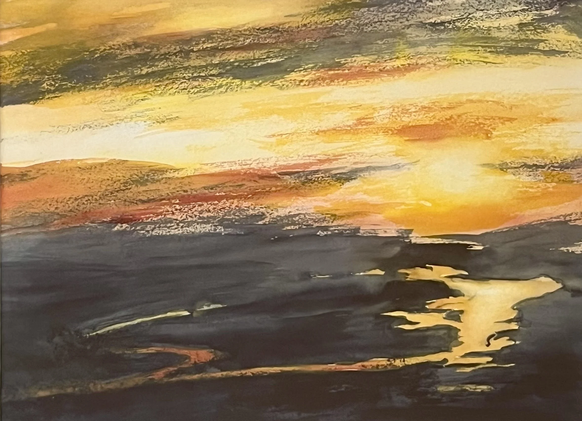  Confluence 
Watercolor
22 x 29 ½ inches