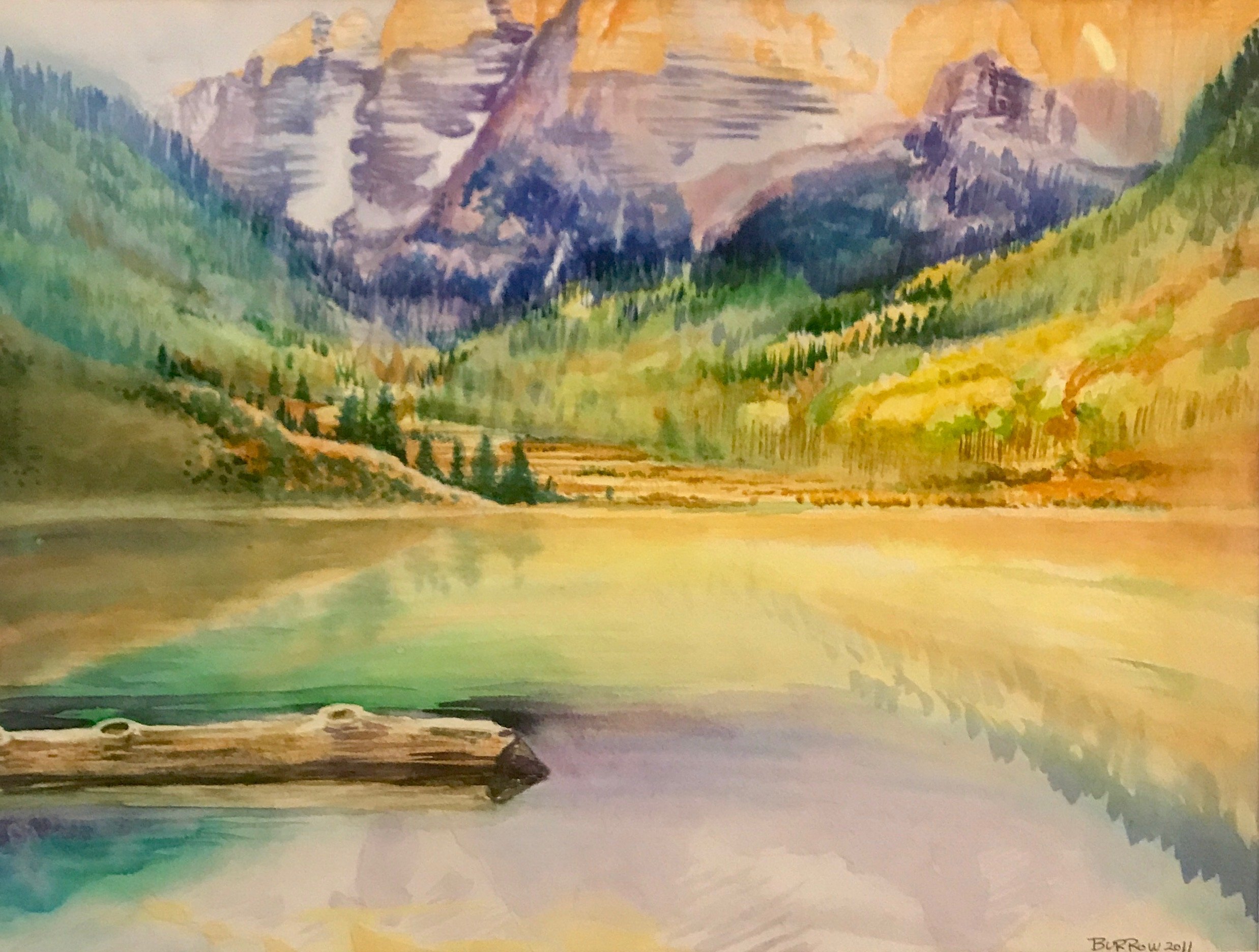  Serenity 
Watercolor on paper
16 x 20 inches