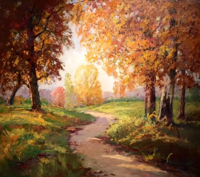  Autumn in Brown County, Indiana 
Oil on canvas
32 x 30 inches
