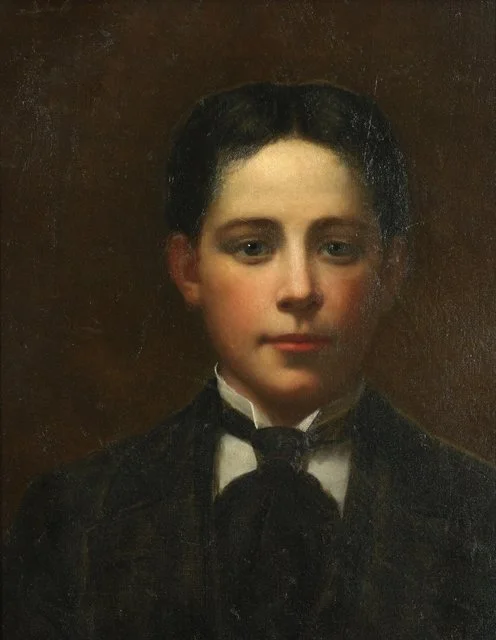  Portrait of a Young Man 
Oil on canvas
20 x 16 inches