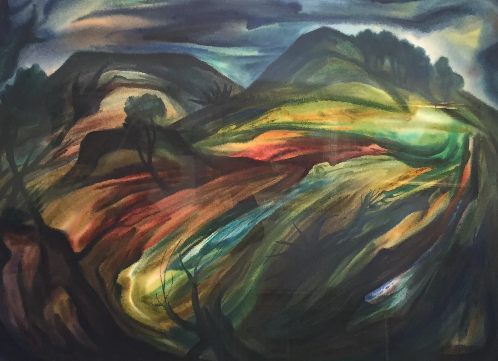  Mexico, 1965 
Watercolor
21 x 29 inches