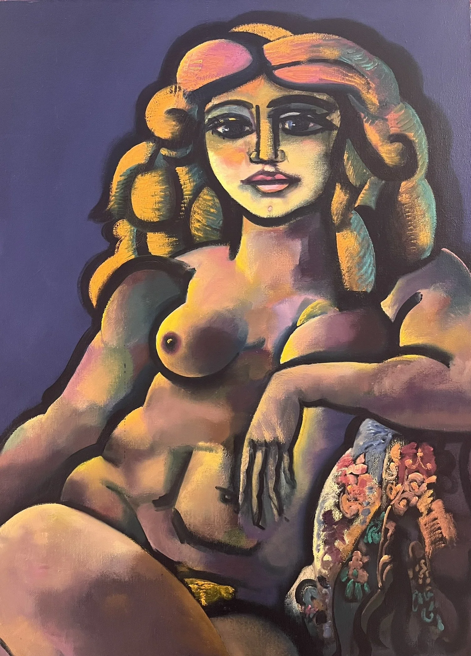  Woman With Orange Hair 1984 