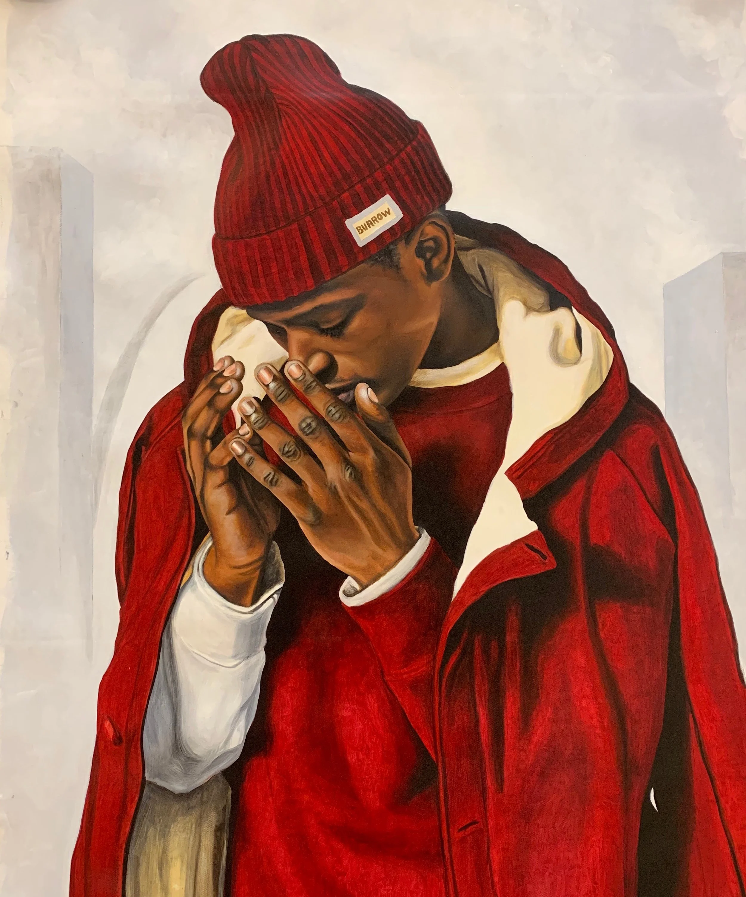  City Prayers   (Sold) 
Oil on canvas
40 x 24 inches