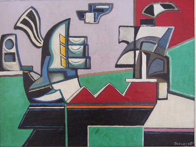  Abstract   SOLD 
Oil on board
12 x 20 inches