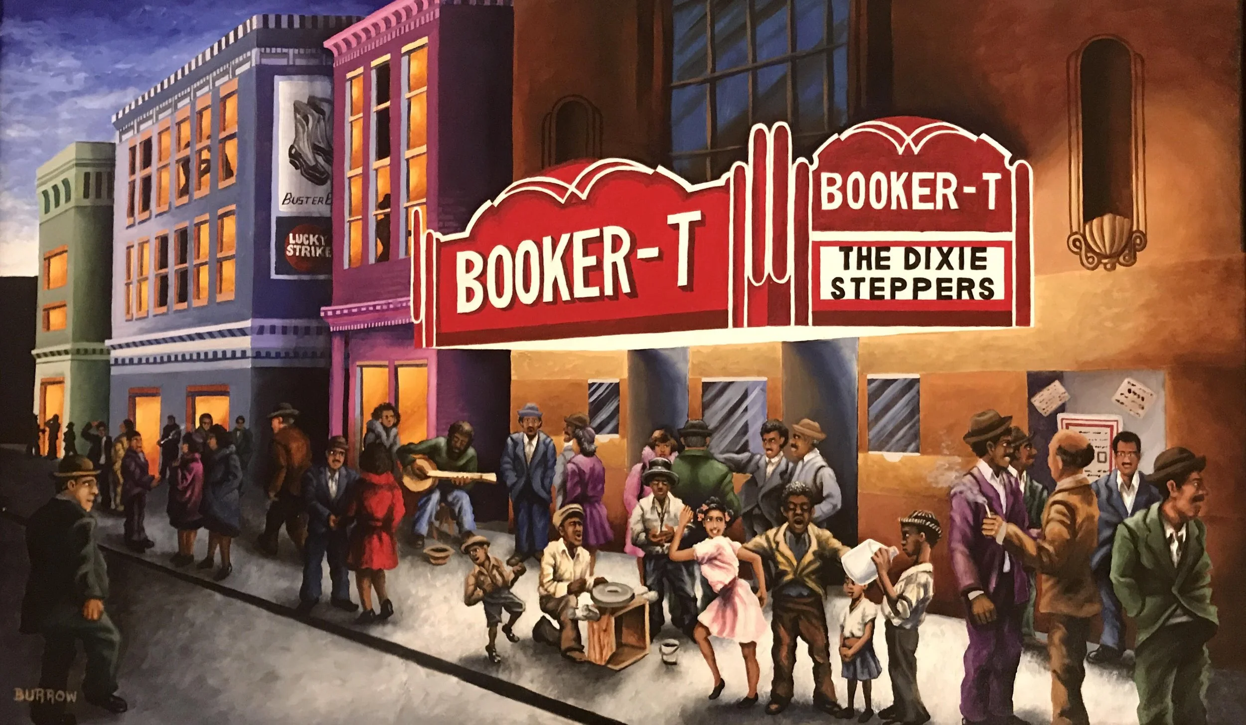  Booker T. 
Oil on canvas
32 x 52 inches