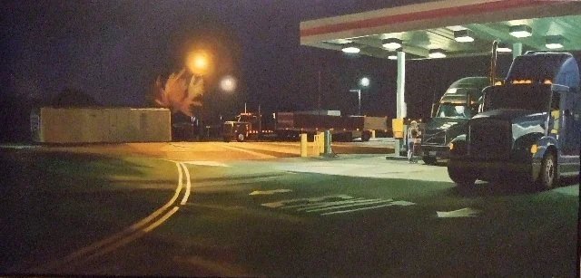  Truck Stop 
Oil on canvas
22 x 42 inches