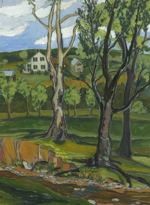  House Through the Trees 
Watercolor
18 x 24 inches