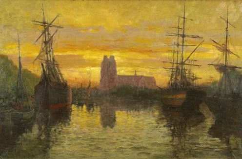  Rotterdam/strong   (Sold) 
Oil on panel
20 x 30 inches