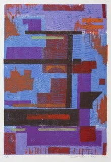  Open Construction 
Woodblock print