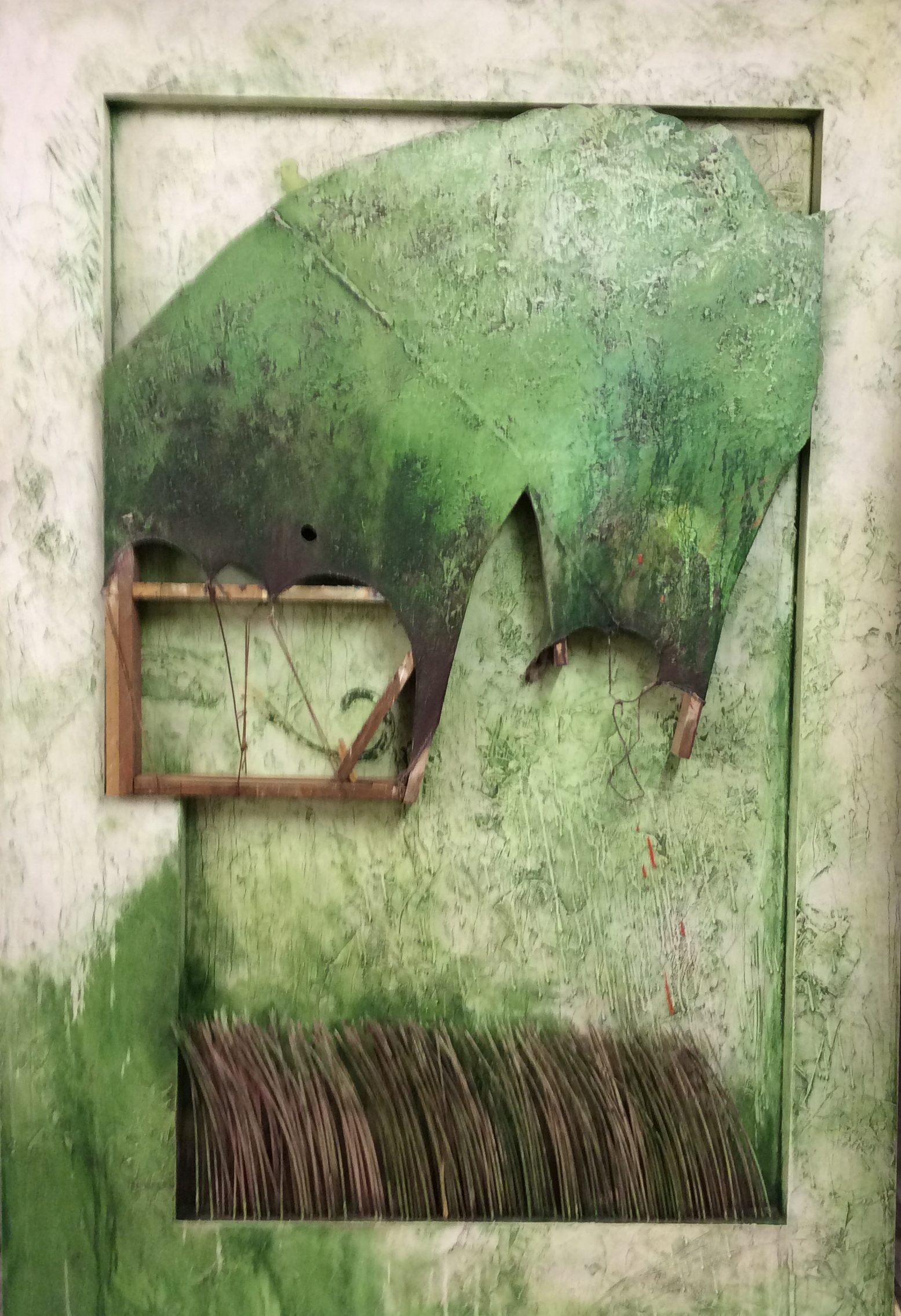  Shunka 
Mixed media
71 ½ x 48 inches