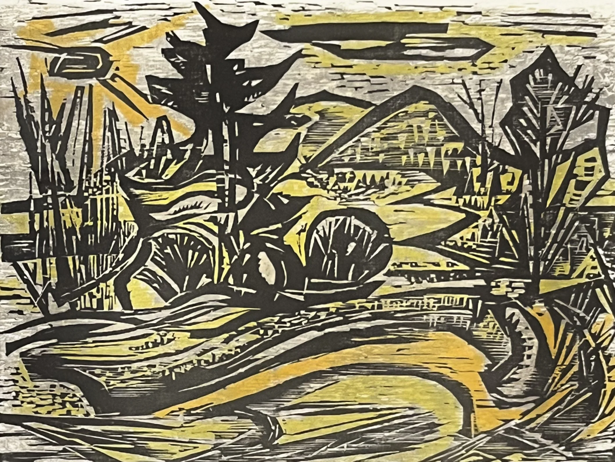   Autumn  
Color woodcut
19 x 25 inches