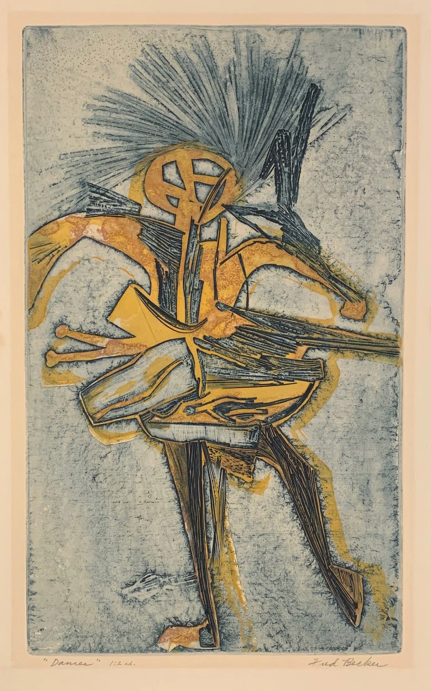  Dancer 
Lithograph
17 ½ x 10 ½ inches