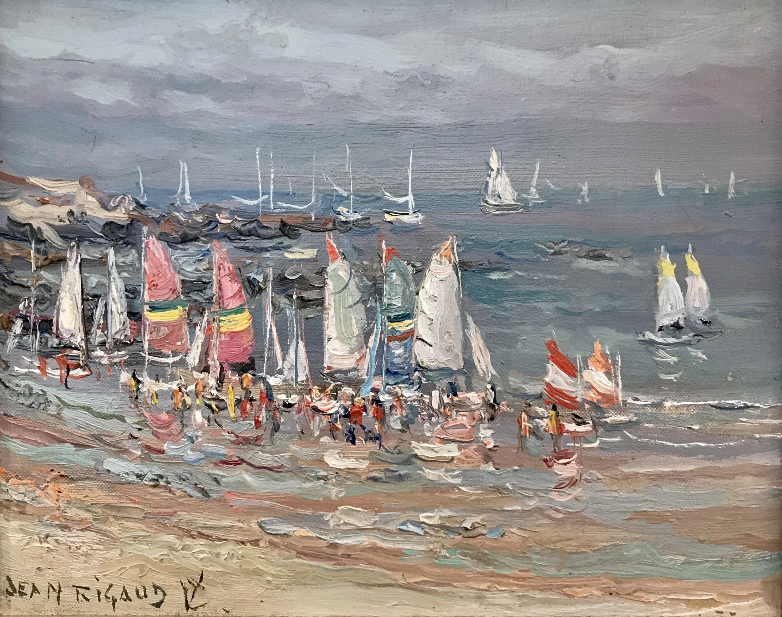  Marine Seascape 
Oil on canvas
8 x 10 inches