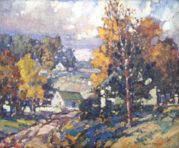  Country Scene   (Sold) 
Oil on board
14 x 16 inches