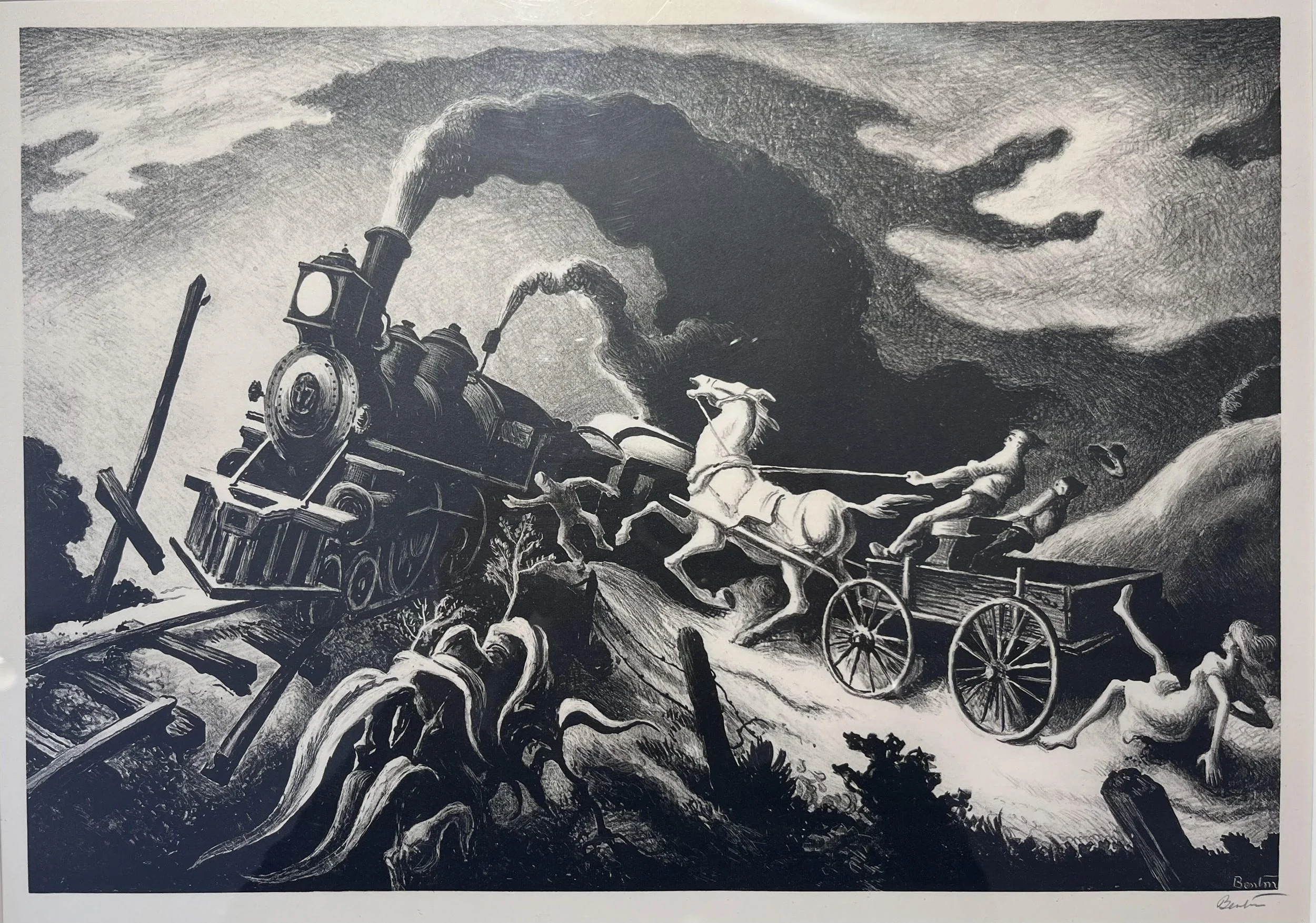  Wreck of the Ol' 97, 1944 
10 ¼ x 15 inches