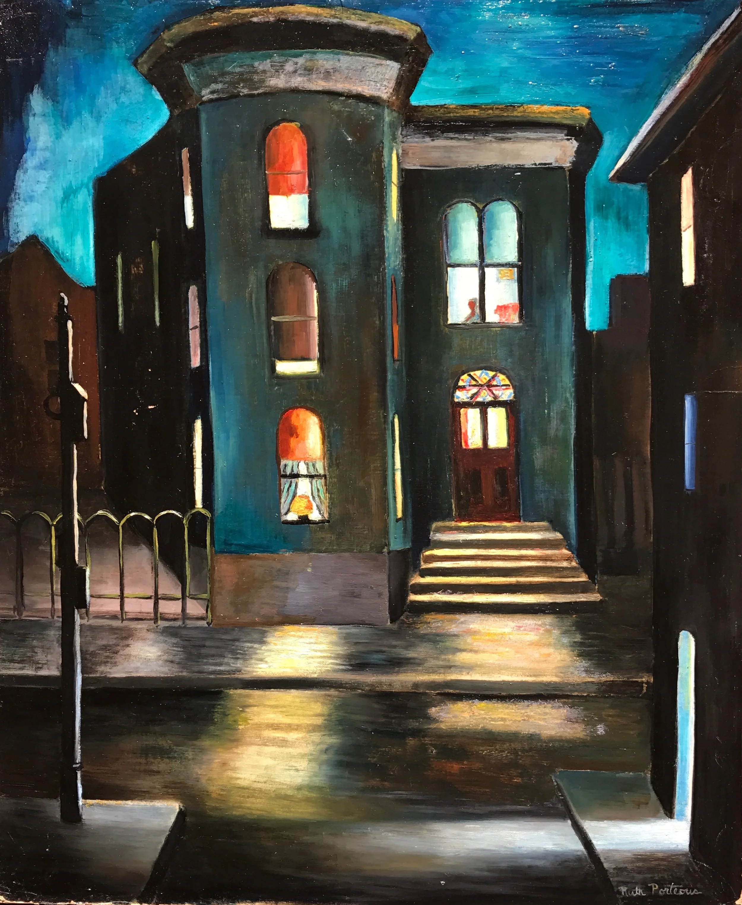  Lafayette Square, St. Louis 
Oil on board
24 x 20 inches