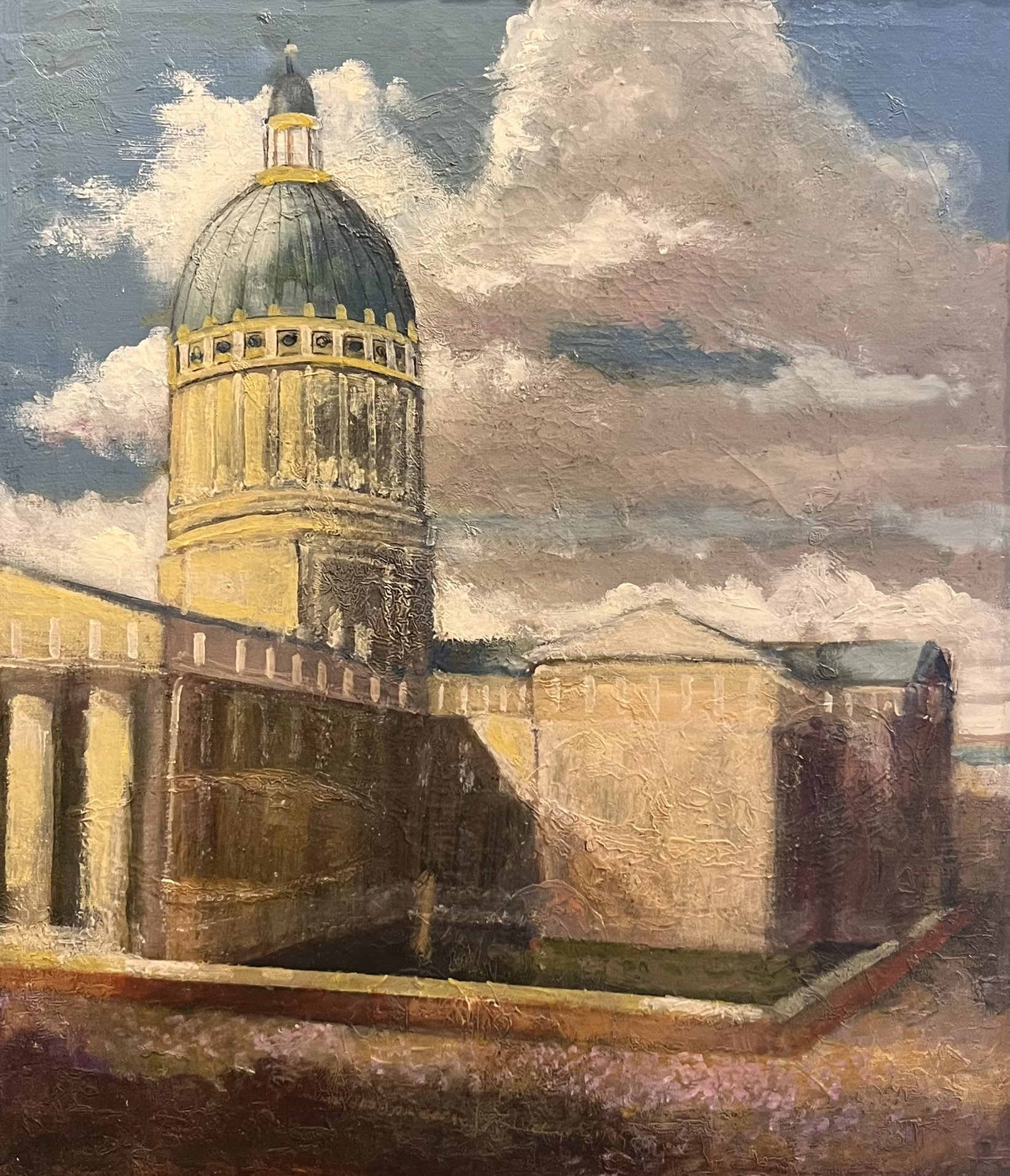  The Old Courthouse 
Oil on canvas
24 x 20 inches