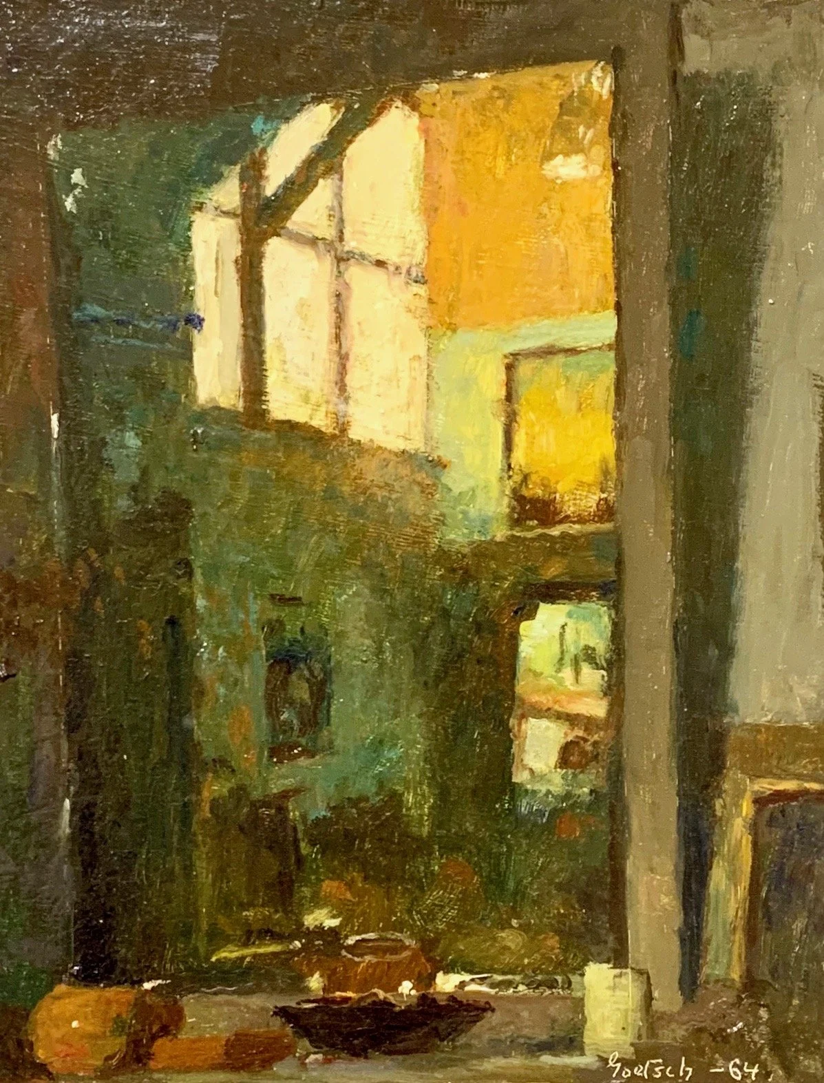  The Studio Light, 1964 
Oil on panel
10 x 8 inches