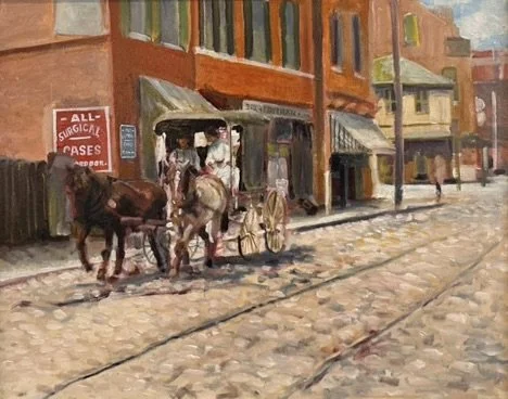  St. Louis Street Scene No.2 
Oil on canvas
16 x 20 inches