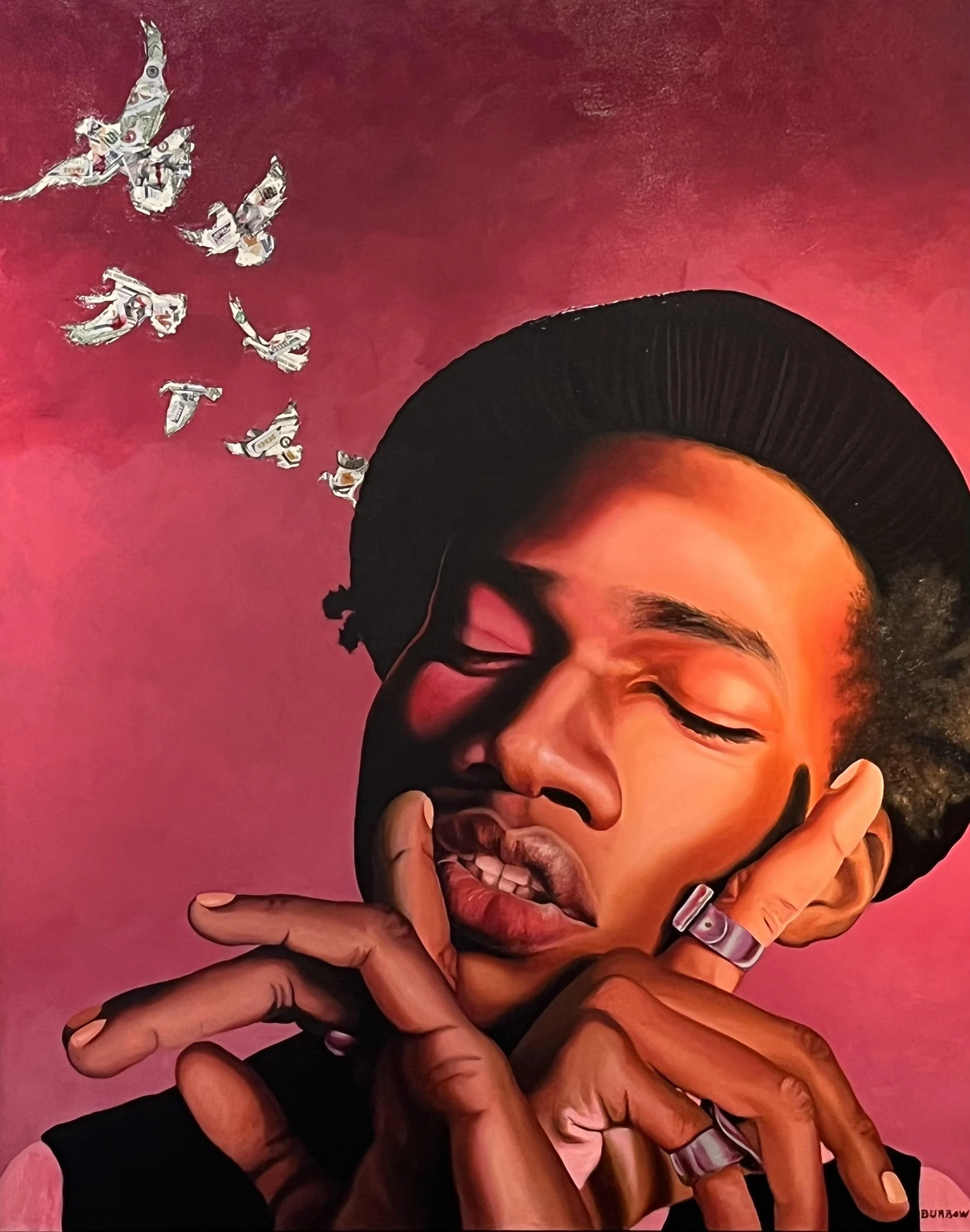  Let Me Think   (Sold) 
Oil on canvas
60 x 48 inches