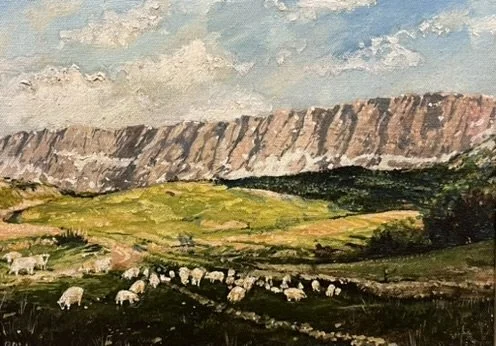  Valley 
Oil on canvas
9 x 11 inches