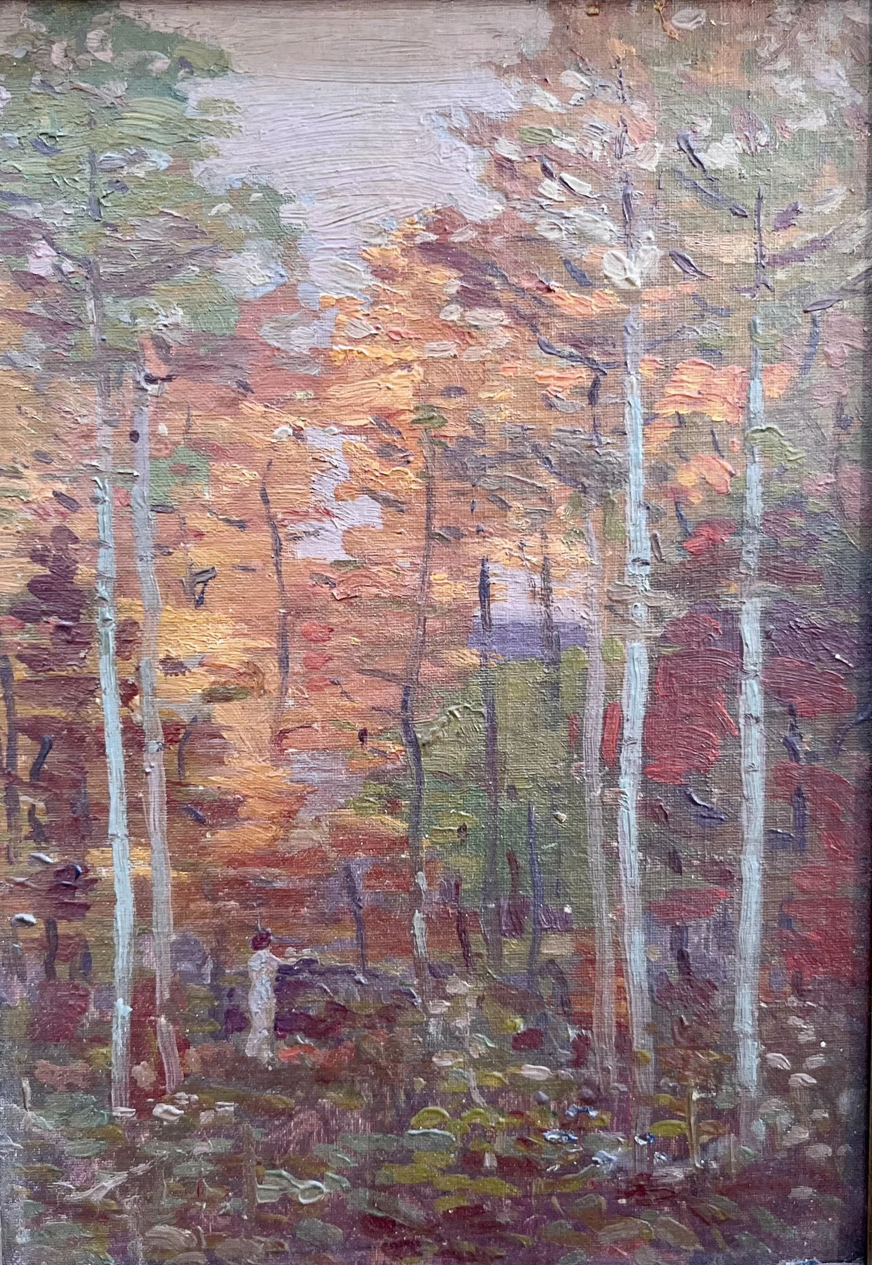  The Woods 
Oil on academy board
8 x 6 inches