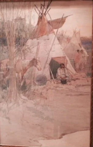  Indian Encampment   (Sold) 