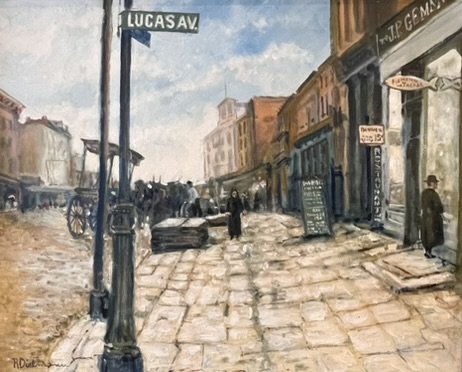  Lucas Avenue 
Oil on canvas
16 x 20 inches