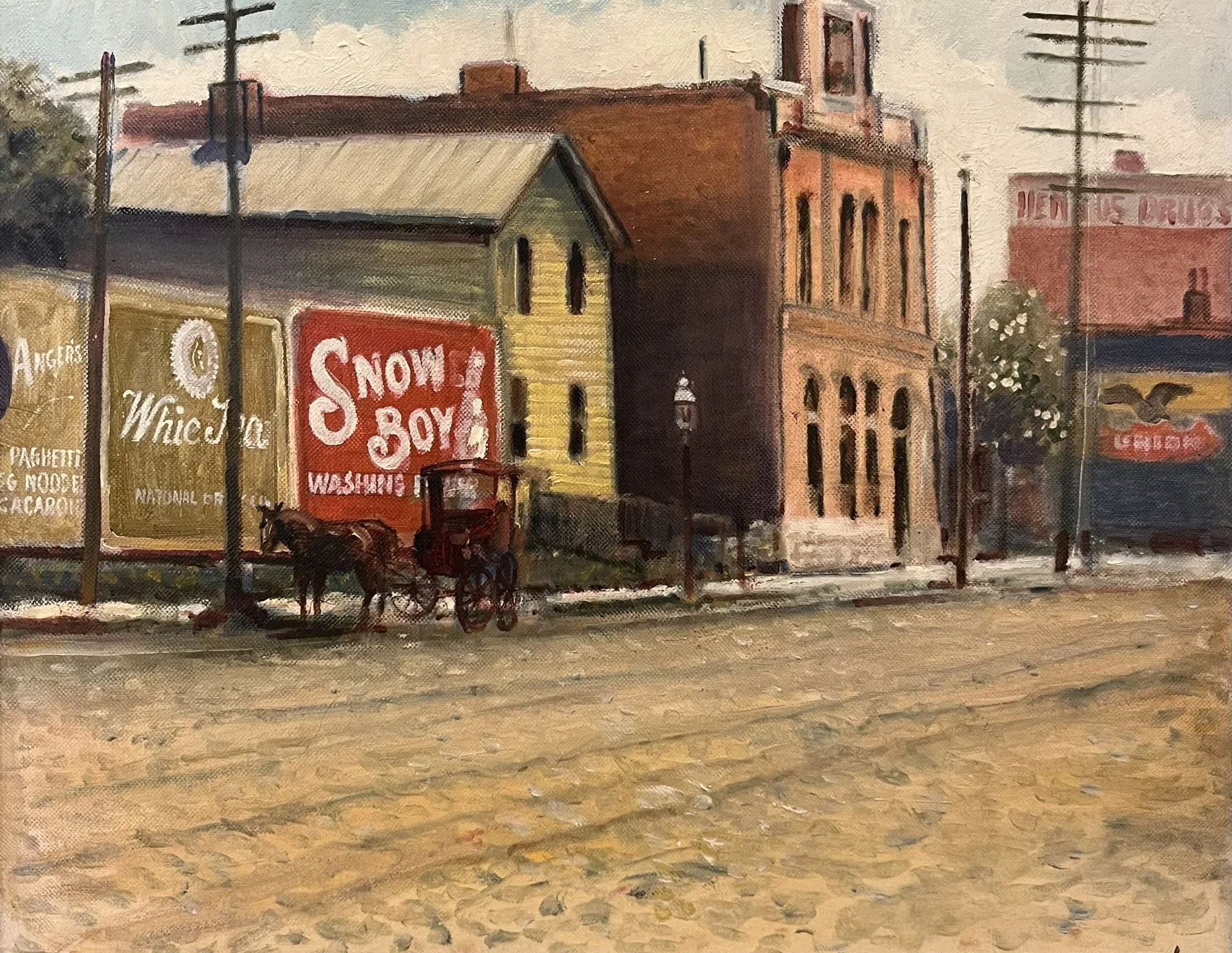  Snow Boy 
Oil on canvas
16 x 20 inches