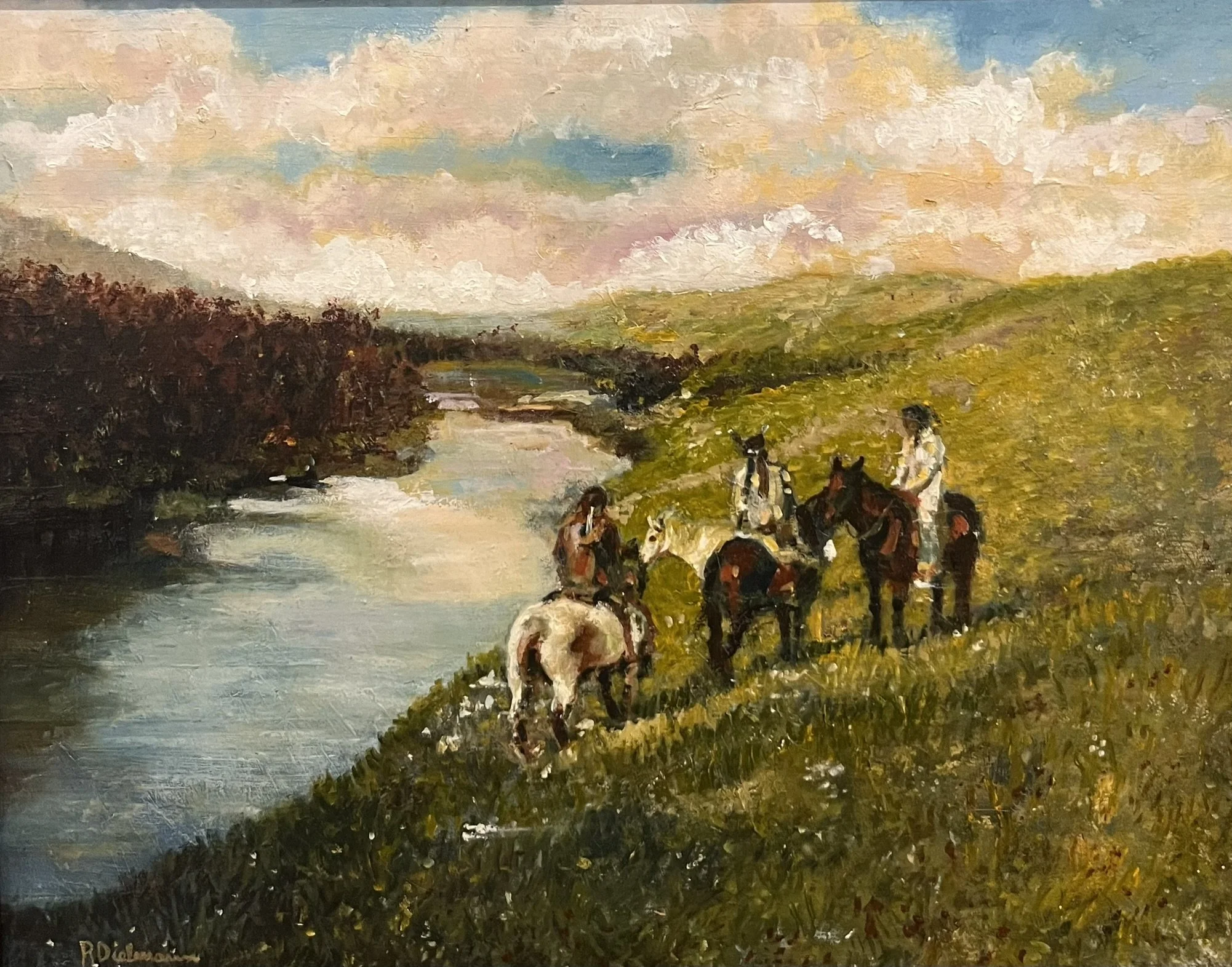  Riding No.1 
Oil on panel
15 x 18 inches