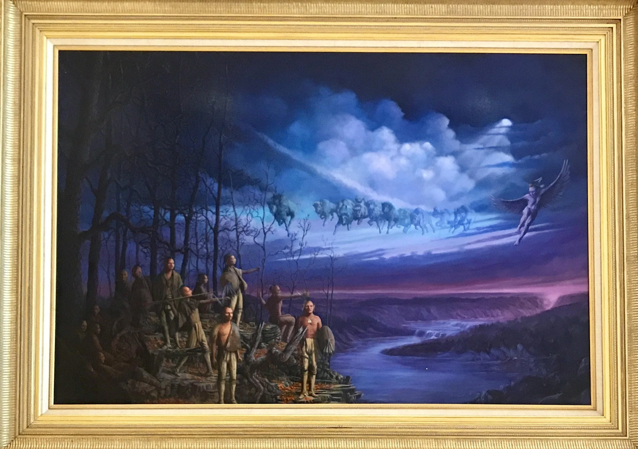  Return of the Buffalo 
Oil on panel
42 x 62 inches