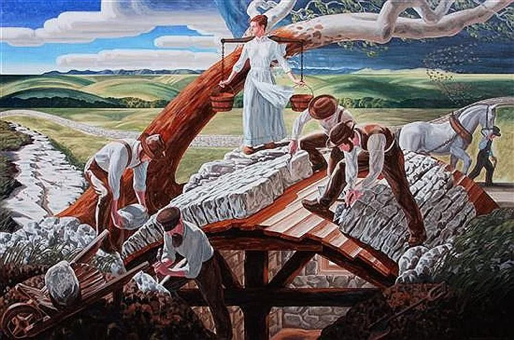  The Root Cellar, Flint Hills  
Acrylic on canvas board
40 x 60 inches