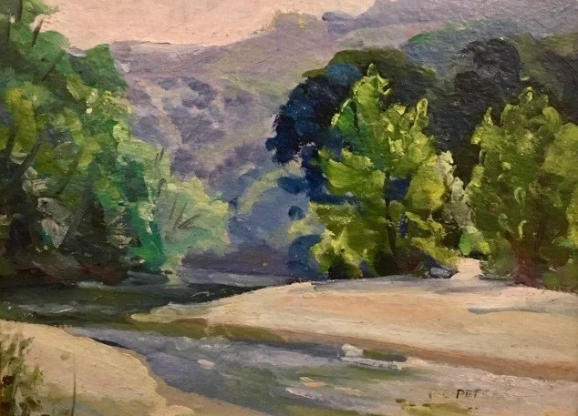  Missouri River Scene 
Oil on panel
7 x 10 inches