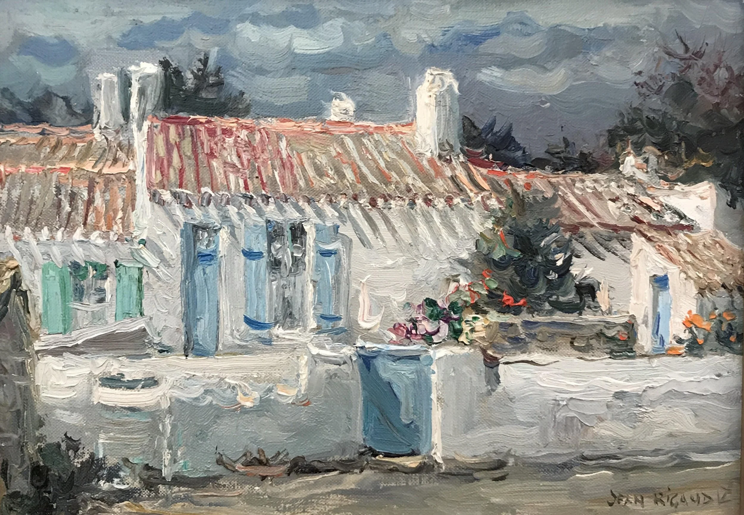  Town 
Oil on canvas
7 x 10 inches