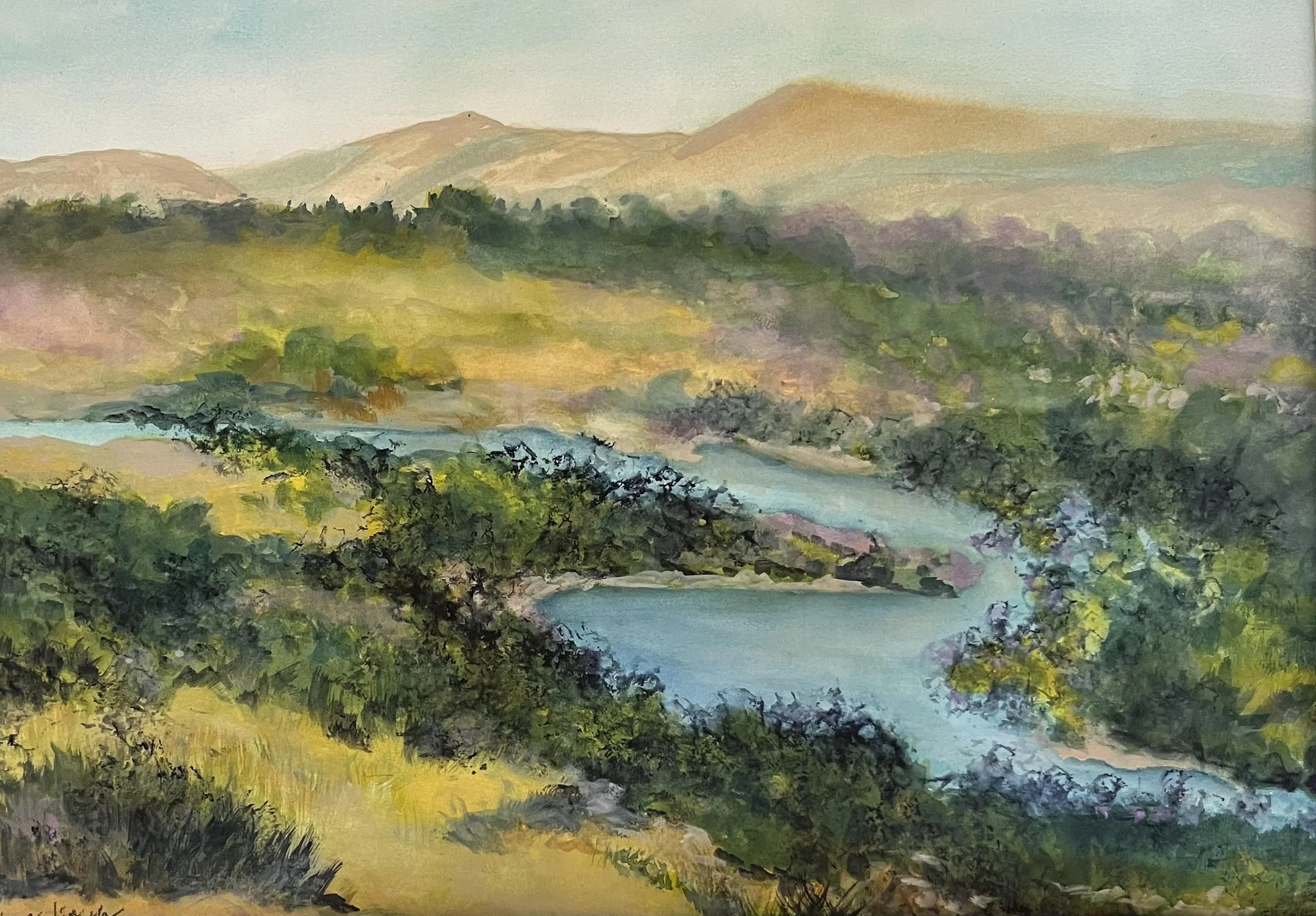  Silver Creek, Nature Preserve 
Watercolor
22 x 29 ½ inches